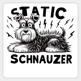 Static Schnauzer Magnet